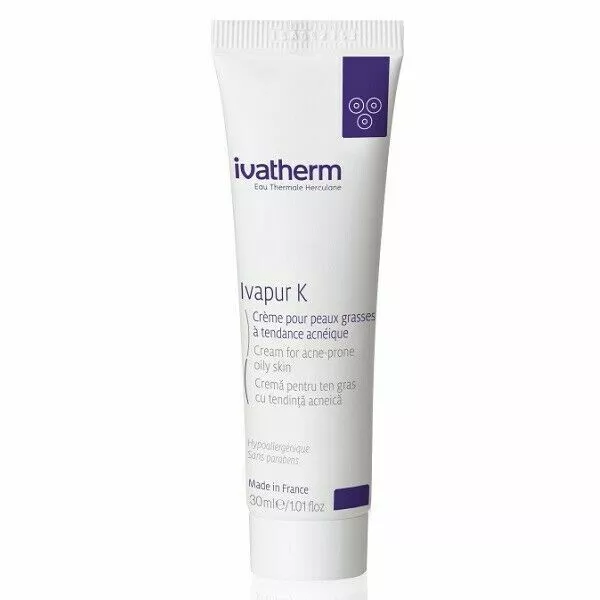 Ivatherm - Cream for oily skin with acne prone Ivapur K 30 ml