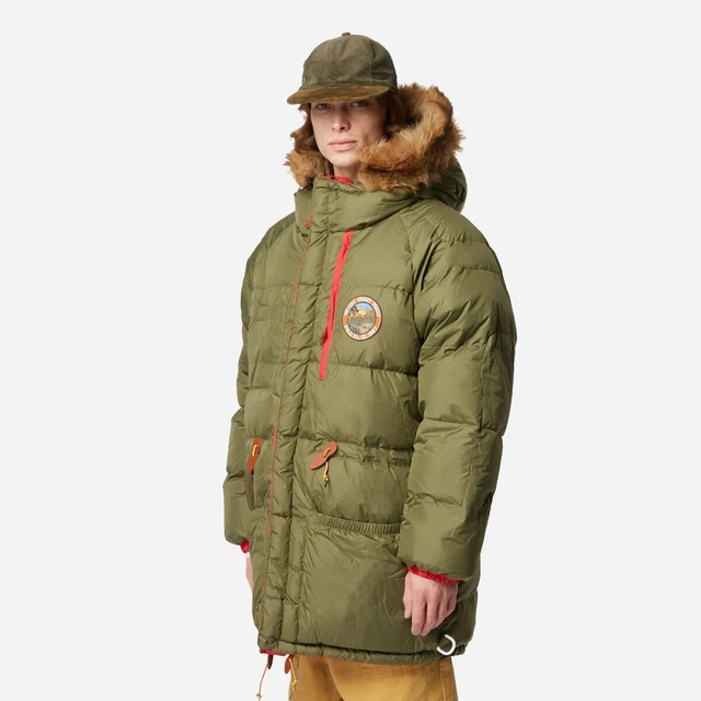 Ralph Lauren POLO RALPH LAUREN Down Parka Women's XL polyester navy blue type Vintage Second Hand