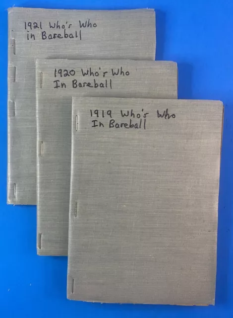 1919-21 WHO'S WHO in Baseball - Black Sox - Babe Ruth Yankees - Lot of ...