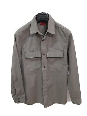 Levi's levis camicia shirt jacket jeans uomo men vintage tg S jake grigio