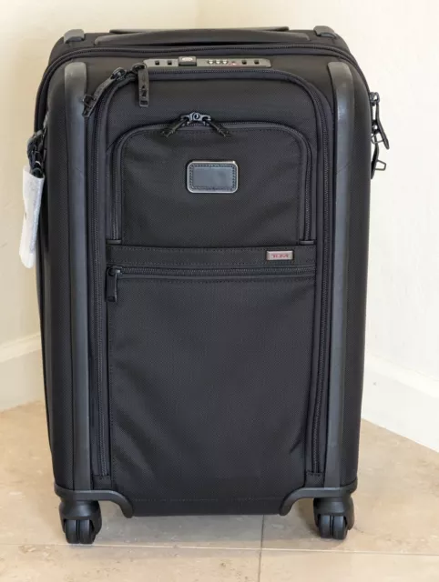 TUMI Alpha 3 International Expandable Dual Access 4 Wheeled Carry-On Black -$975