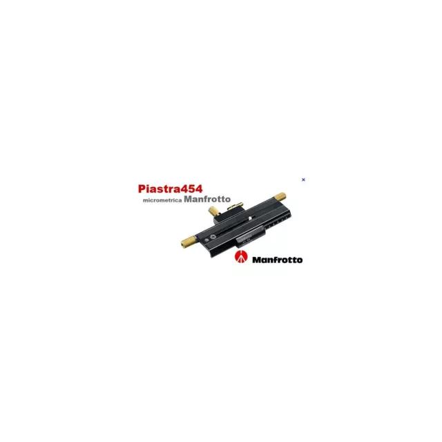 Manfrotto 454 Piastra Micrometrica