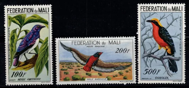Mali 1960 Mi. 3-5 MNH 100% Airmail birds