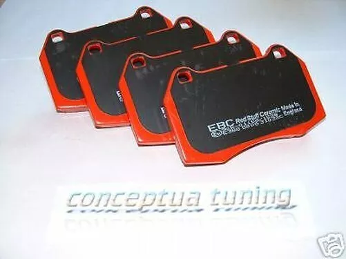 Mitsubishi Evo VIII 8 CT9A 4G63 Redstuff Verstärkt EBC Bremsbeläge Vorne