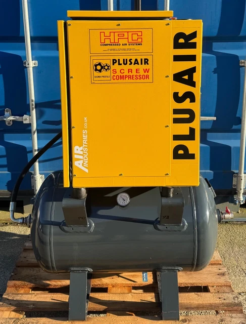 HPC / KAESER SM11 Receiver Mounted Rotary Screw Compressor 7.5Kw! 35Cfm ...