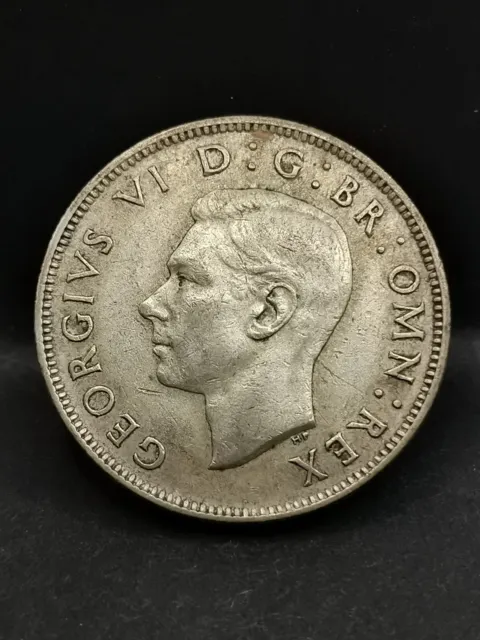 2 Shillings Argent 1945 George Vi Royaume Uni / United Kingdom Silver 2