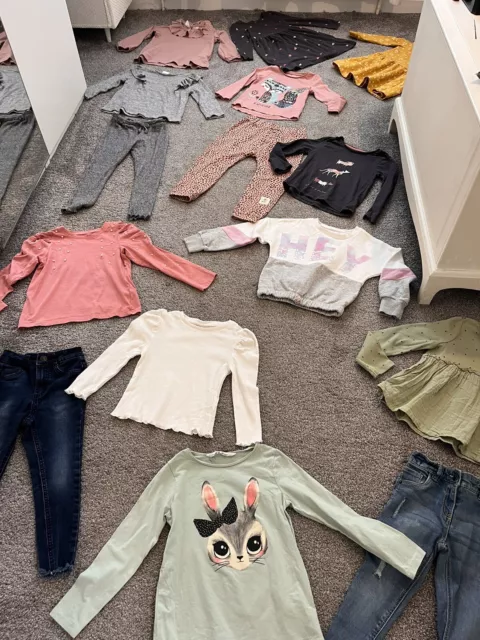 Bundle Girls Autumn/Winter Clothes Age 4-5 Years Zara Next H&M