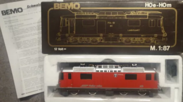 BEMO  1058 121    (Spur H0e)   E - Lok  Felsberg 621  + OVP  (unbenutzt)