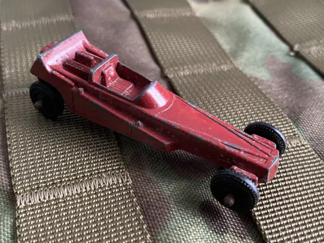 Vintage Tootsie Toy Wedge Dragster (Red)