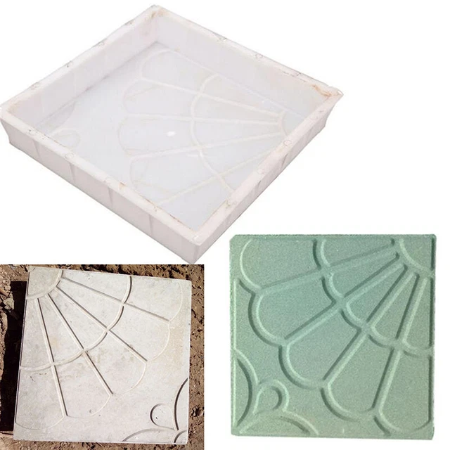Stampo Per Pavimentazione In Cemento A Forma Di Mattone - 30x30x5 Cm, In PP Riutilizzabile, Per Giardino E Cortile