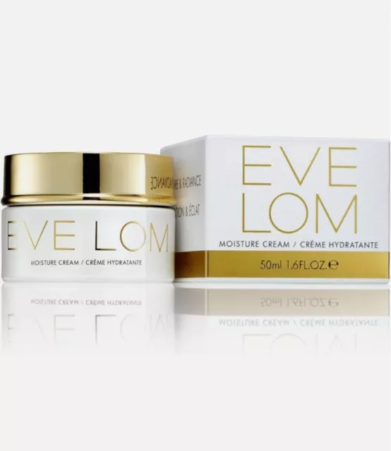 LOT OF 2 Eve Lom Moisture cream - 30 ml NIB AUTHENTIC GREAT VALUE..FAST SHIPPING