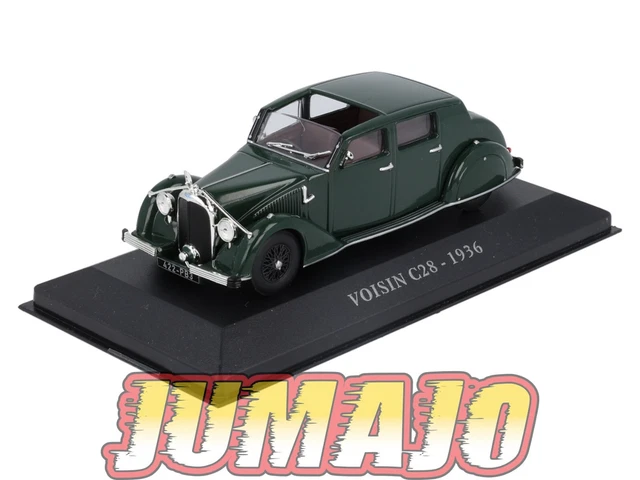 Modèle Réduit Voiture SIMCA Huit 1938 - Échelle 1/43 - Marque IXO Altaya - Neuf