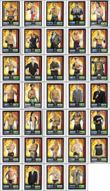 TOPPS Slam Attax WWE Trading card game 2008 - RAW - Carte à l'unité
