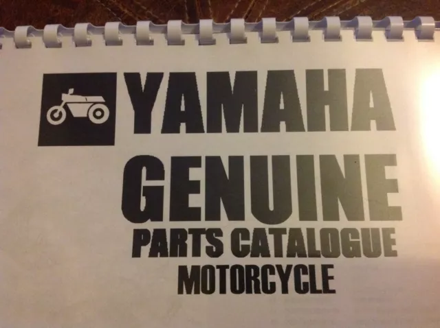 YAMAHA RD 400 E PARTS LIST MANUAL CATALOGUE 1978 paper bound copy nos