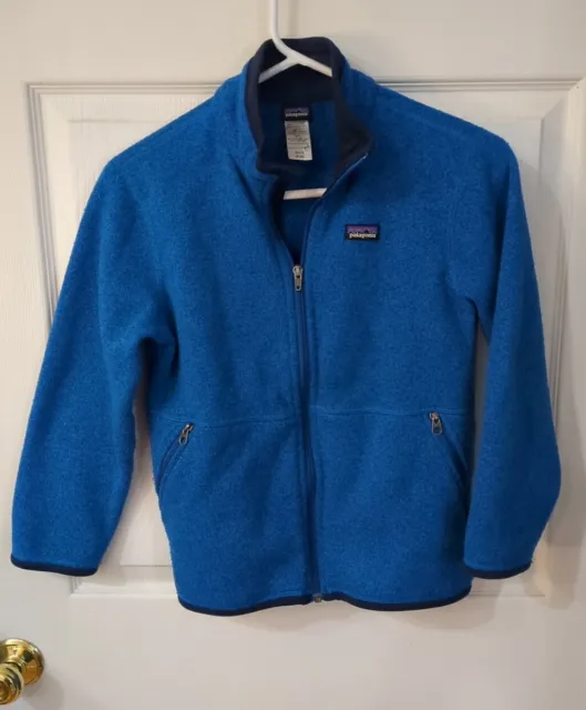 Patagonia Boys Better Sweater Full Zip Size Medium Fleece Jacket Sweater Vintage