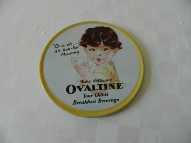 Vintage Ovaltine coaster / mat 3