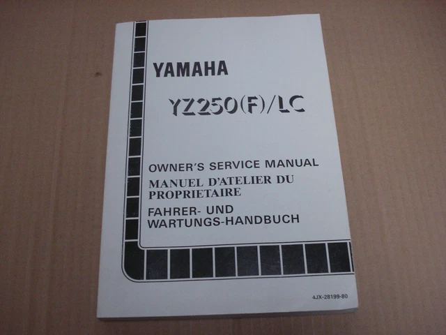 1994 Yamaha YZ250(F)/LC Owner's Service Manual