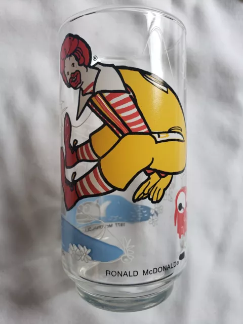 1977 McDonalds Collectors glass Ronald McDonald (McDonaldland action series) # N