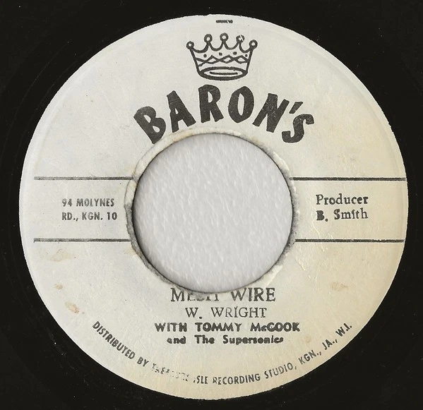 ジャマイカ7” Winston Wright And The Gaytone Soul Pressure / Seed You Sow none Not On Label /00050 7