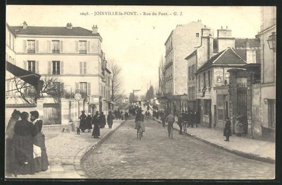 CPA Joinville-le-Pont, Rue du Pont