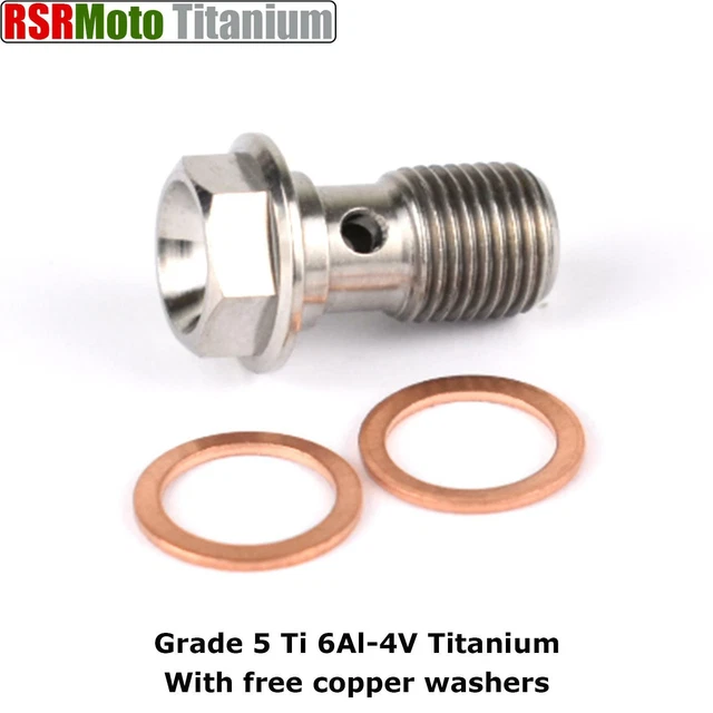 TITANIUM BANJO BOLT For Brembo Brake Calipers M10 x 1.0 x 18 £6.95
