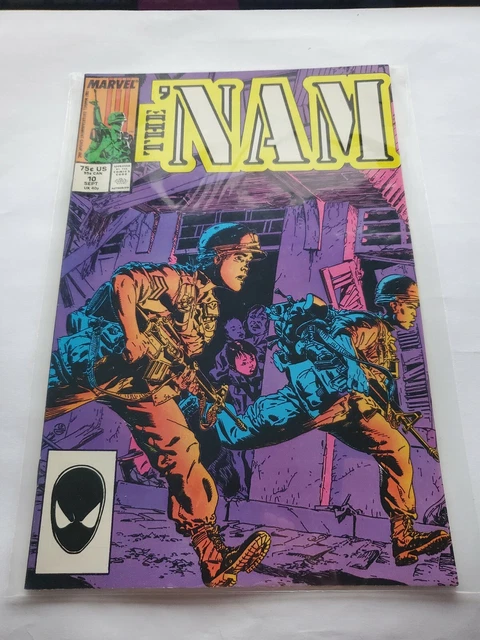 Marvel comics The Nam comics-war Nam Comics Marvel comics soldiers Nam comics nm 10