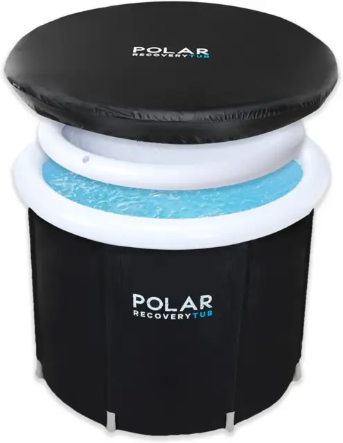 Icepod MAX Ice Bath XL Premium Portable Cold Pod Polar Cold Water Therapy  Training for Athletes Includes Thermal Lid, Towel & Thermometer 