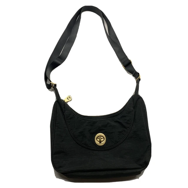 Baggallini Women Crossbody Gray Nylon Bag Purse Adjustable Straps EUC