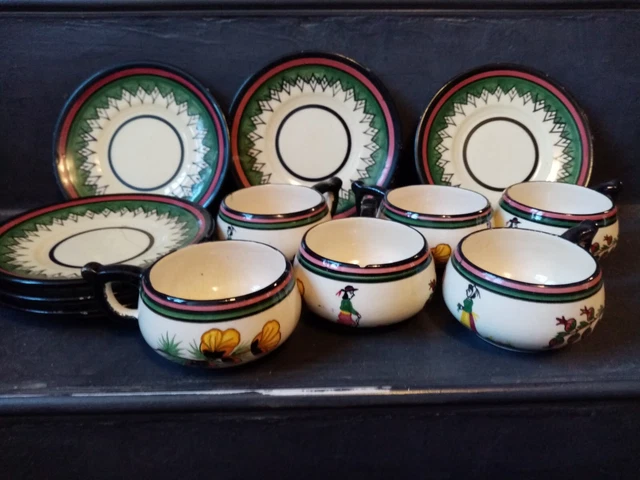 Service liqueur faience quimper - Arts de la table