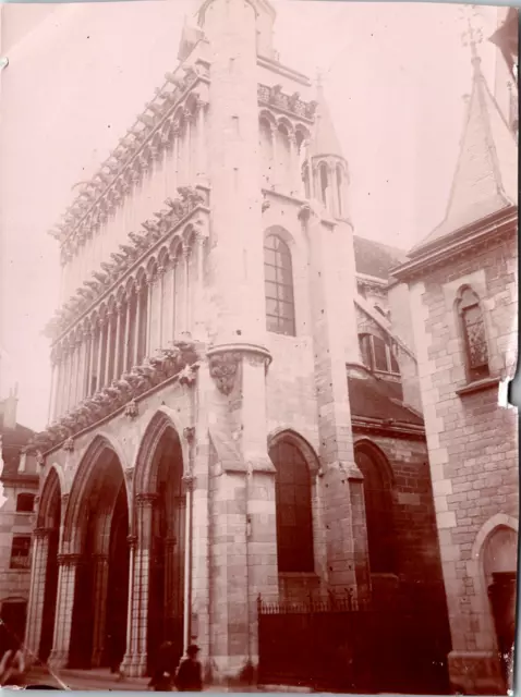 France, église Notre-Dame de Dijon Vintage silver print Tirage argentique  8