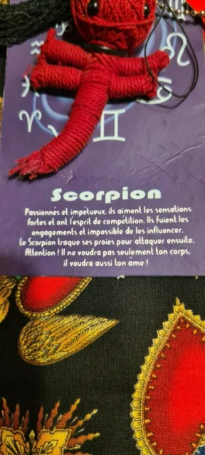 Petite poupée vodoo vodou vaudoo du Zodiaque rare fin de collection 2