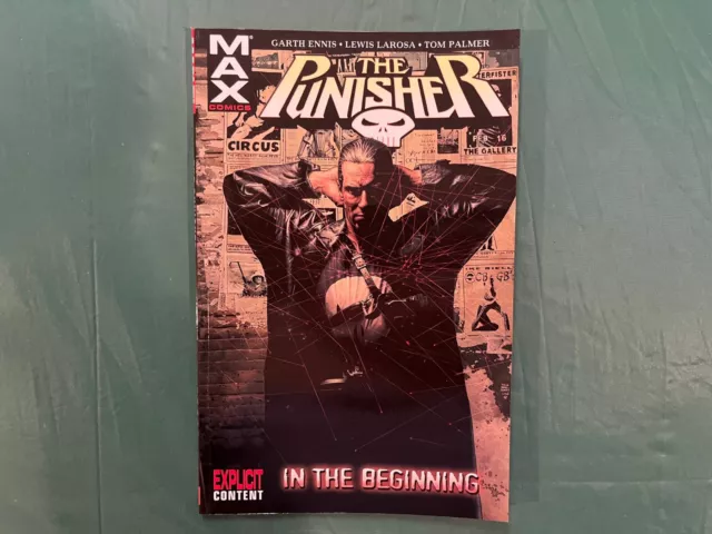 The Punisher: In the Beginning Trade Paperback MAX Comics Ennis Larosa Palmer NM