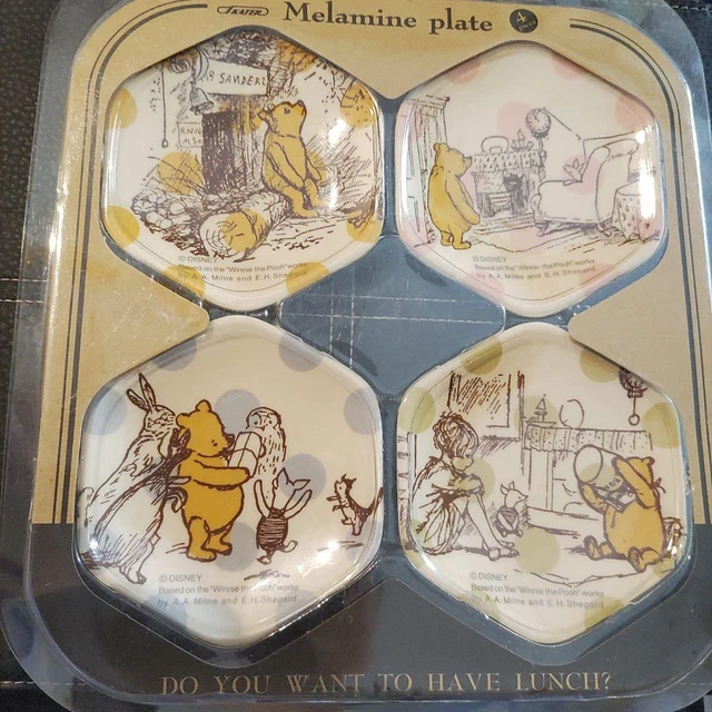 Disney Classic Pooh Winnie The Melamine Dish Sheets