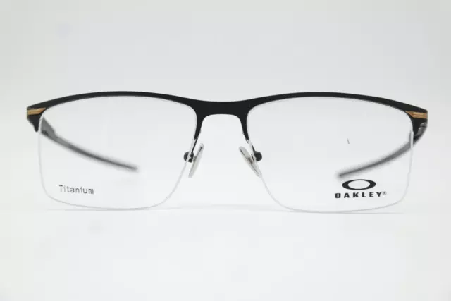 Glasses Oakley Tie BAR 0.5 Black Bronze half Rim Frames Eyeglasses New