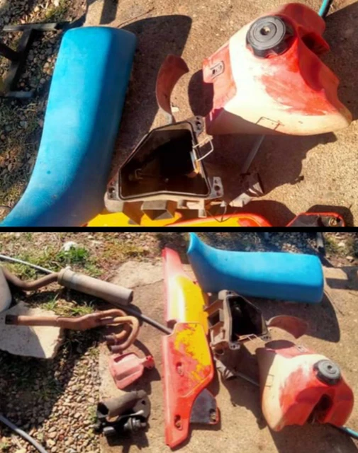 Honda parting out XR350r XR350 Fuel tank 1985 1986 Honda parting out XR350r XR350 Fuel tank 1985 1986