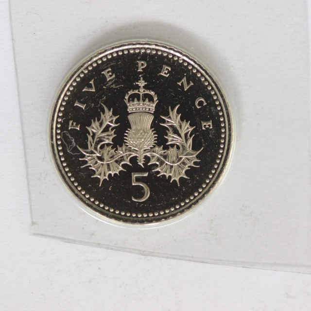 GREAT BRITAIN UK 1992 Brilliant Uncirculated BU 5 pence 5p (3283095/M)