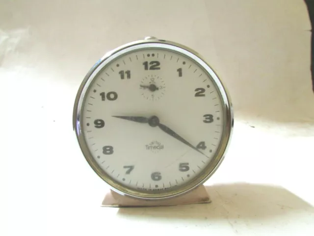 Vintage Alarm Clock "SMITHS TIMECAL" Made In Great Britain EXCELLENT. #141 3