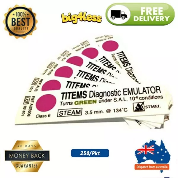 Dental Diagnostic Emulator Class-6 Test Strip (Titem) #250Pcs/pkt.