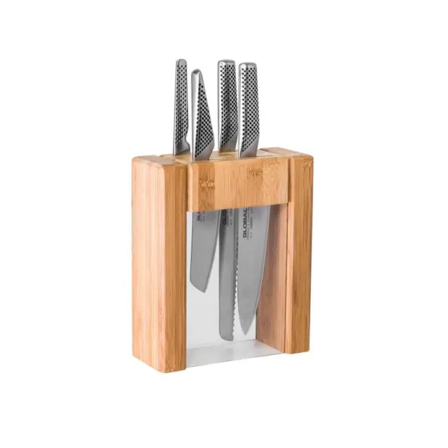 Global Knives Teikoku 5 Pcs Knife Block Set | RRP $599