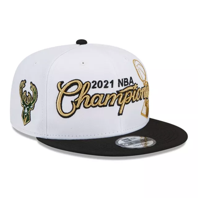 NEW ERA MILWAUKEE Bucks 9FIFTY 2021 NBA Champions Snapback Hat Cap ...