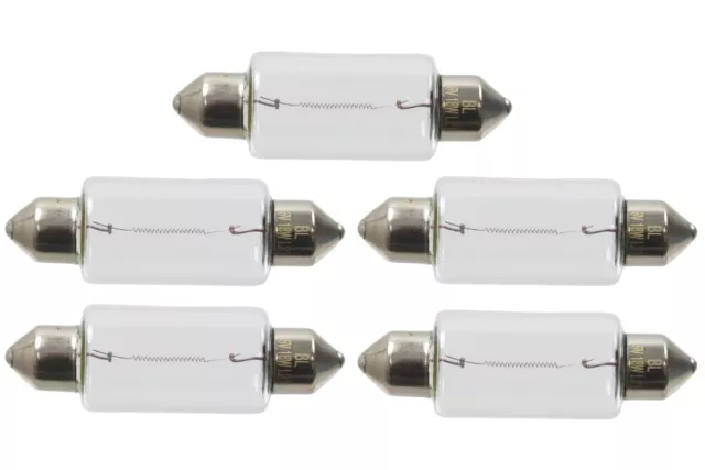 5 x Glühbirne, Glühlampe 6V, 18W Soffitte - Blinker, Bremslicht