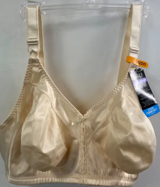 BEAUTY BY BALI Classic Support Bra Size 42DD Wirefree M-Frame