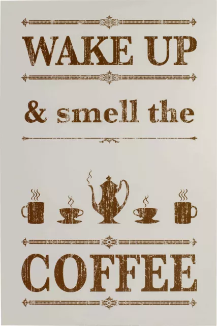 Vintage Collection "Wake Up, Smell Coffee" posters drinks food cuisine wine tea