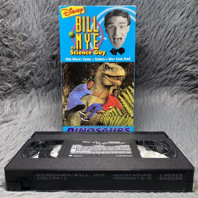 BILL NYE THE Science Guy: Dinosaurs - Those Big Boneheads VHS 1994 ...
