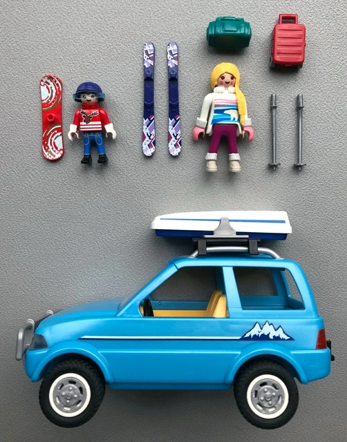 PLAYMOBIL HOLIDAY SKI Snowboard WINTER SUV Vehicle Car SET 9281
