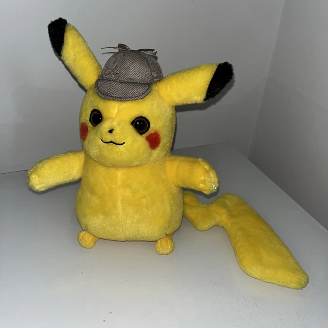 POKEMON DETECTIVE PIKACHU Plush Soft Toy 9" Wicked Cool Toys WCT