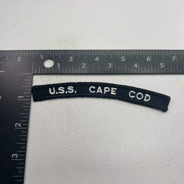 U.S. NAVY USS CAPE COD DESTROYER TENDER Tab Patch (Rocker, UIM) 26MQ $6 ...