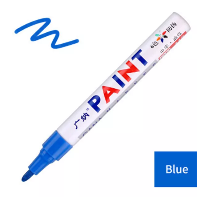 Waterproof Mark Pen Rubber Tyre Colorful Permanent Paint Graffiti Marker Pen Th