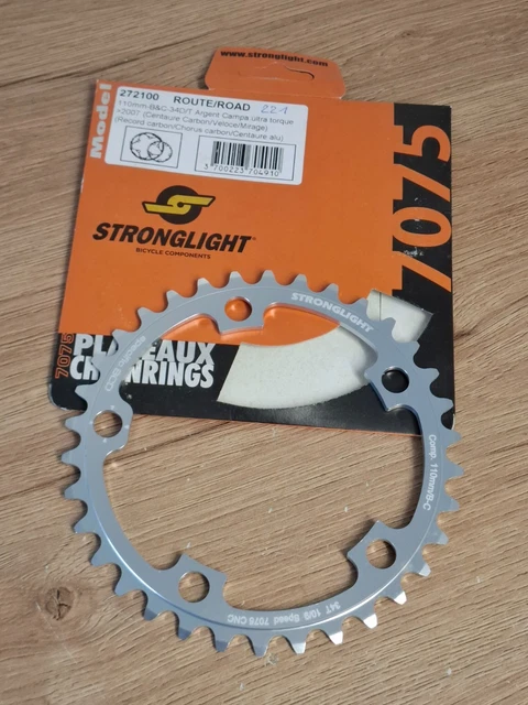 Plateau 46 Dents – Aluminium – Entraxe 75mm – Compatible Stronglight, Sugino, Campagnolo, Shimano, SPIDEL – Occasion
