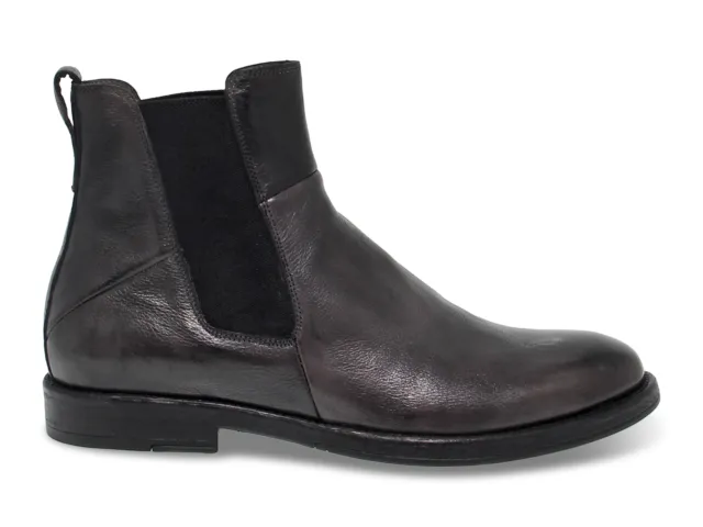 ANKLE BOOT ARTISTI e Artigiani 9118 G in grey leather - Men's Shoes £ ...